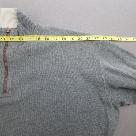 Tommy Bahama Men's Cowl Quarter Zip Sweater Long Sleeve - Picture 8 of 9